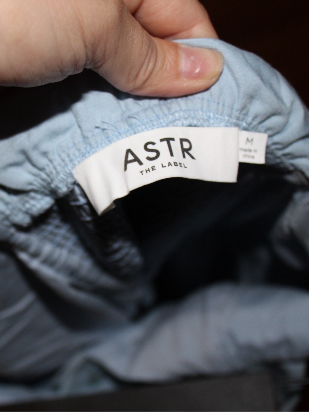 Astr Light Blue Halter Tie-Front Midi Dress - Picture 7 of 7